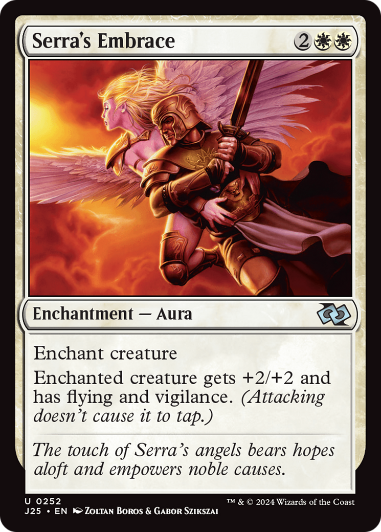 Serra's Embrace [Foundations Jumpstart] | Card Merchant Takapuna