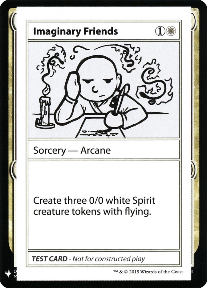 Imaginary Friends [Mystery Booster Playtest Cards] | Card Merchant Takapuna
