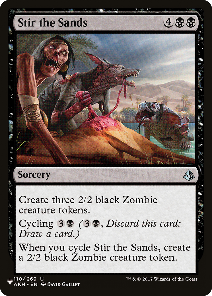 Stir the Sands [The List] | Card Merchant Takapuna