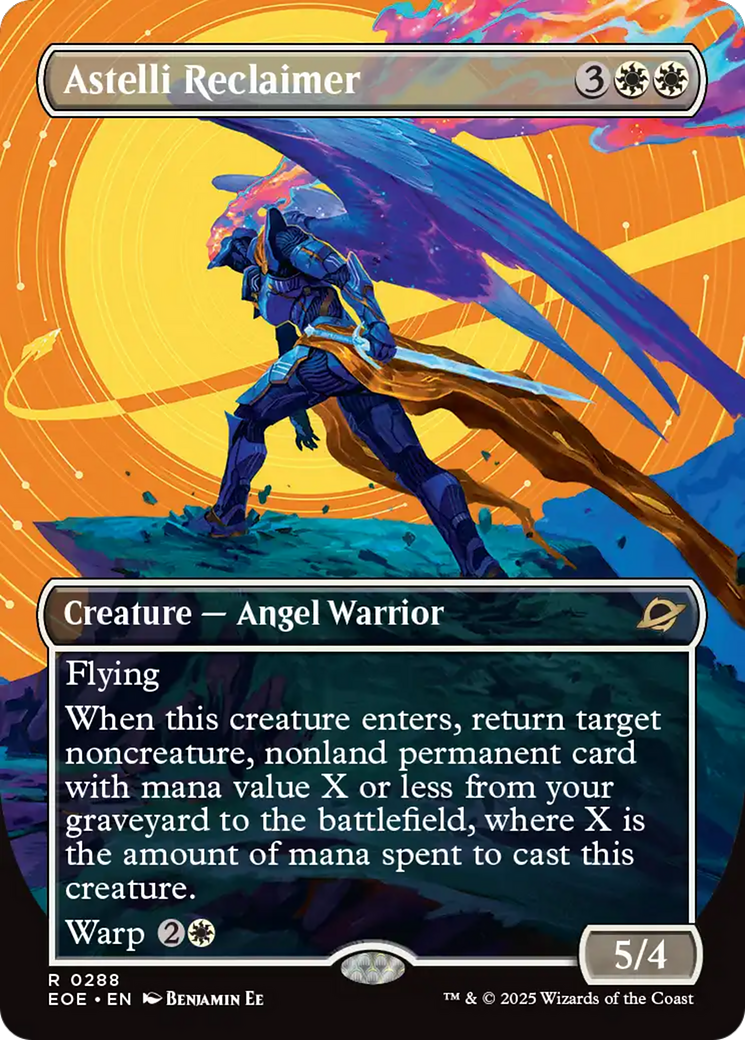 Astelli Reclaimer (Borderless) [Edge of Eternities] | Card Merchant Takapuna