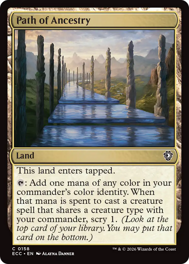 Path of Ancestry [Lorwyn Eclipsed Commander] | Card Merchant Takapuna