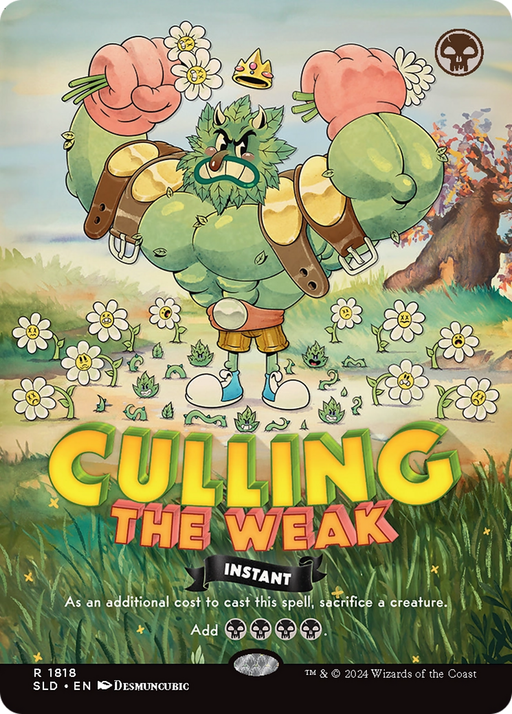 Culling the Weak (Rainbow Foil) [Secret Lair Drop Series] | Card Merchant Takapuna