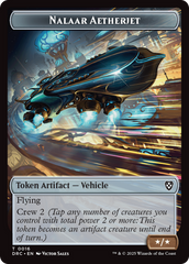 Construct // Nalaar Aetherjet Double-Sided Token [Aetherdrift Tokens] | Card Merchant Takapuna