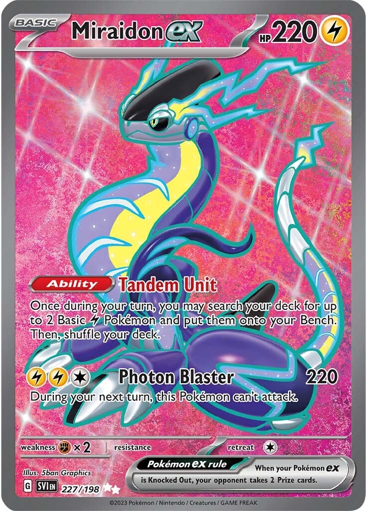 Miraidon ex (227/198) [Scarlet & Violet: Base Set] | Card Merchant Takapuna