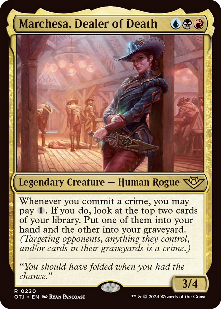 Marchesa, Dealer of Death [Outlaws of Thunder Junction] | Card Merchant Takapuna