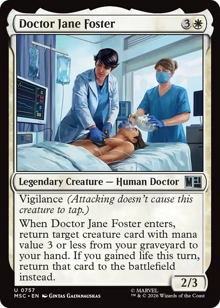 Doctor Jane Foster [Marvel Super Heroes Commander] | Card Merchant Takapuna