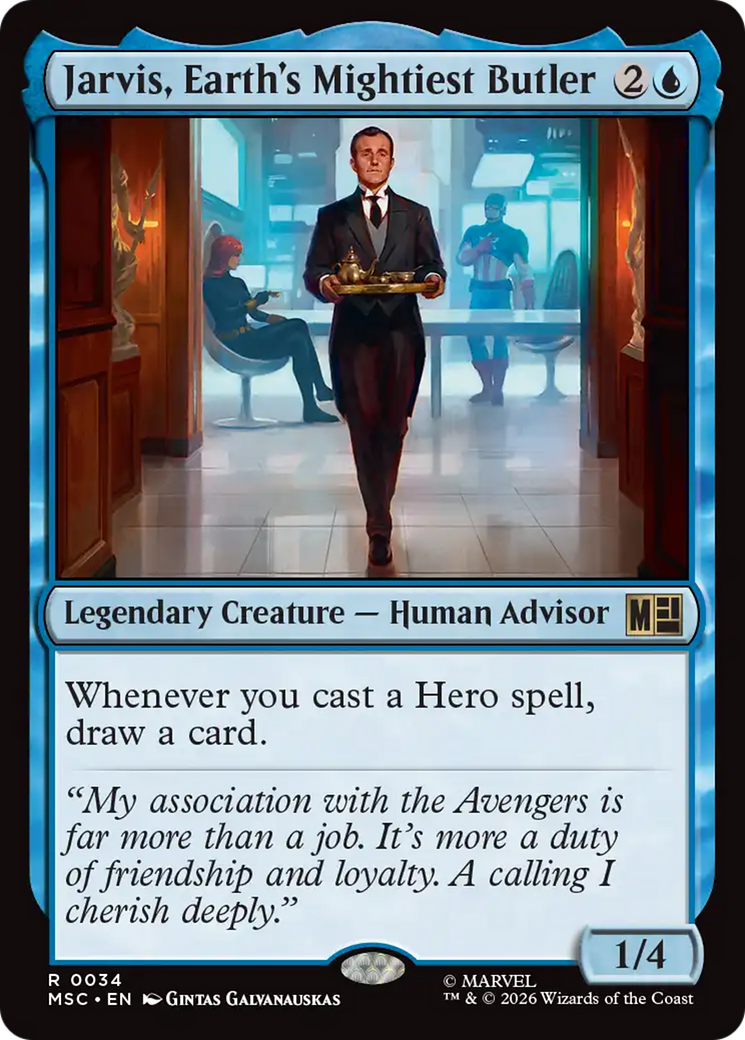 Jarvis, Earth's Mightiest Butler [Marvel Super Heroes Commander] | Card Merchant Takapuna