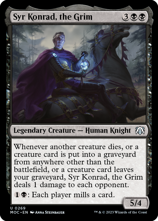 Syr Konrad, the Grim [March of the Machine Commander] | Card Merchant Takapuna
