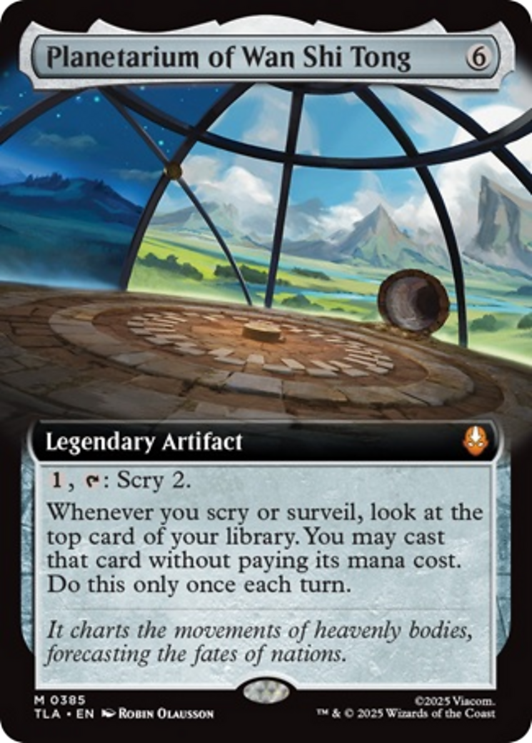 Planetarium of Wan Shi Tong (Extended Art) [Avatar: The Last Airbender] | Card Merchant Takapuna