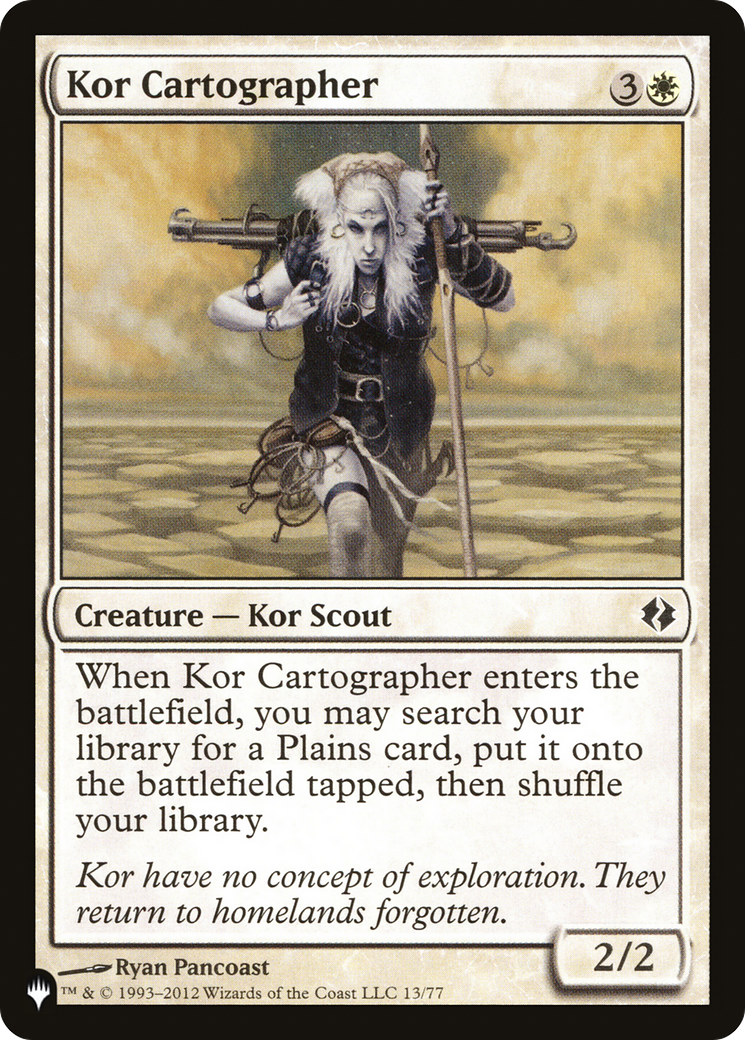 Kor Cartographer [The List] | Card Merchant Takapuna
