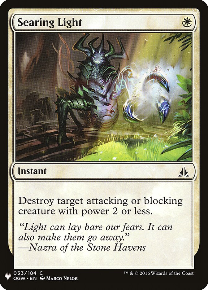 Searing Light [Mystery Booster] | Card Merchant Takapuna
