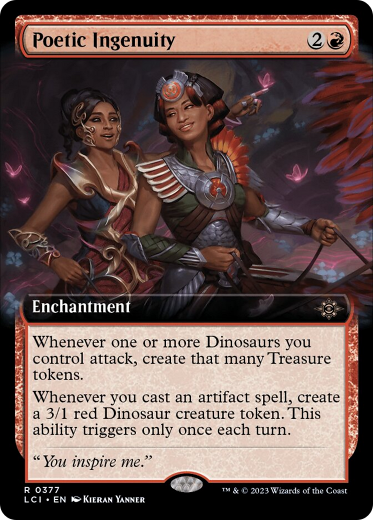Poetic Ingenuity (Extended Art) [The Lost Caverns of Ixalan] | Card Merchant Takapuna