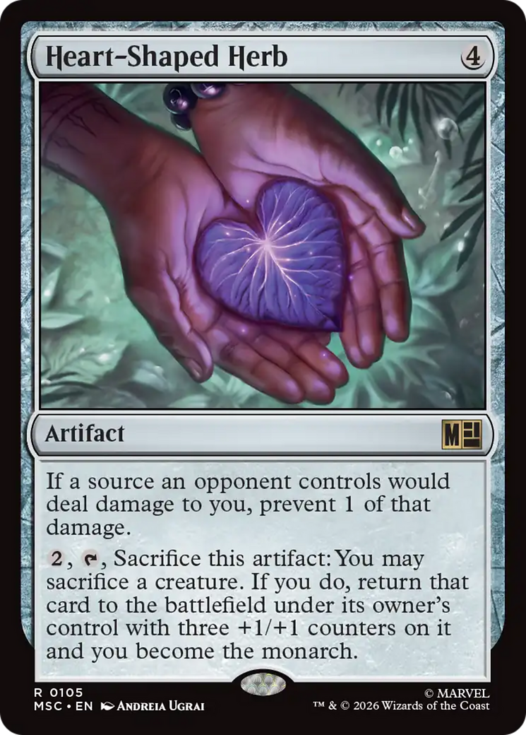 Heart-Shaped Herb [Marvel Super Heroes Commander] | Card Merchant Takapuna