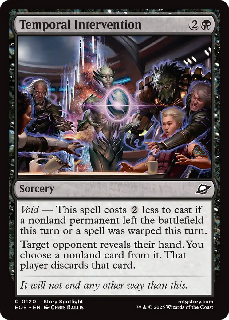 Temporal Intervention [Edge of Eternities] | Card Merchant Takapuna