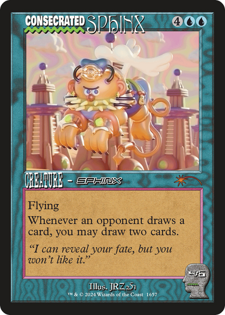 Consecrated Sphinx (1657) (Rainbow Foil) [Secret Lair Drop Series] | Card Merchant Takapuna