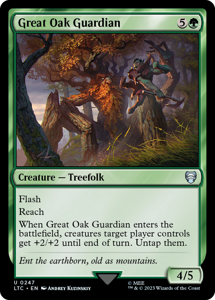 Great Oak Guardian [The Lord of the Rings: Tales of Middle-Earth Commander] | Card Merchant Takapuna