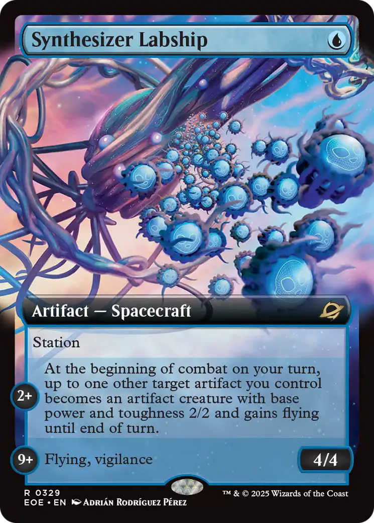 Synthesizer Labship (Extended Art) [Edge of Eternities] | Card Merchant Takapuna