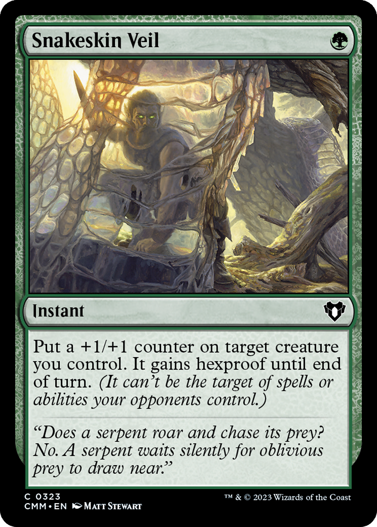 Snakeskin Veil [Commander Masters] | Card Merchant Takapuna