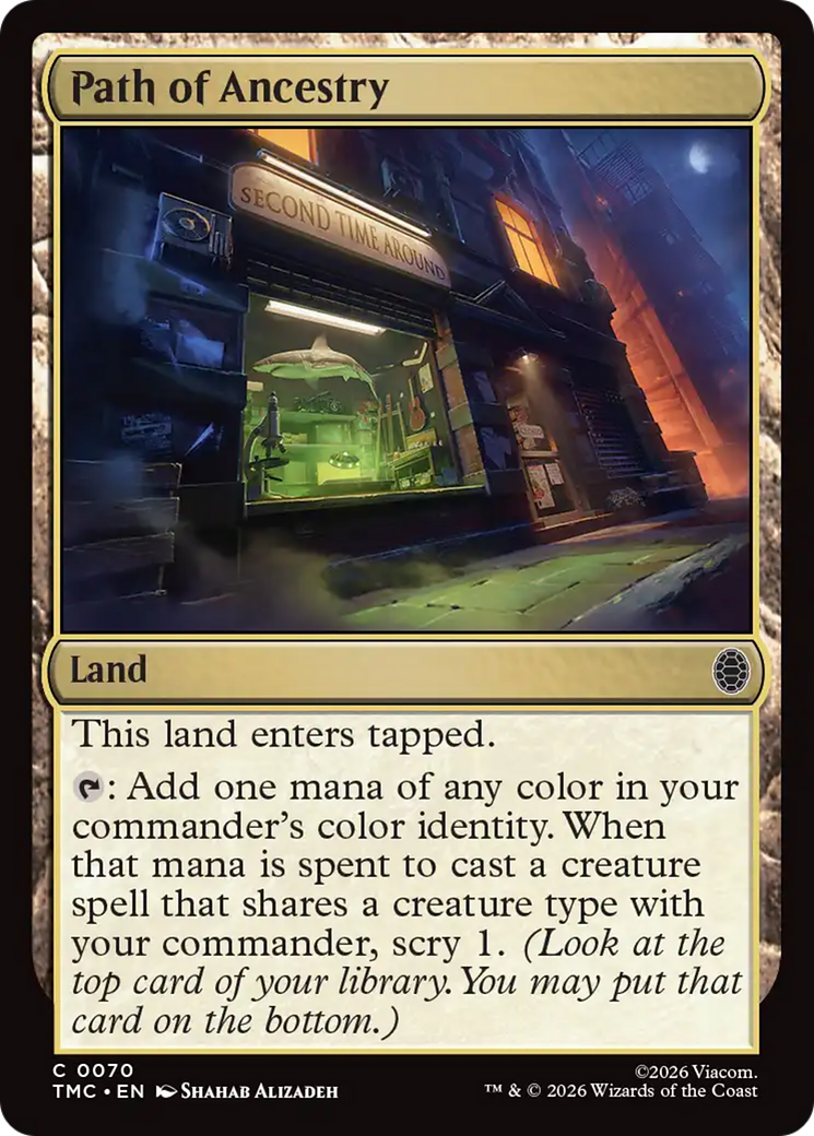 Path of Ancestry [Teenage Mutant Ninja Turtles Commander] | Card Merchant Takapuna
