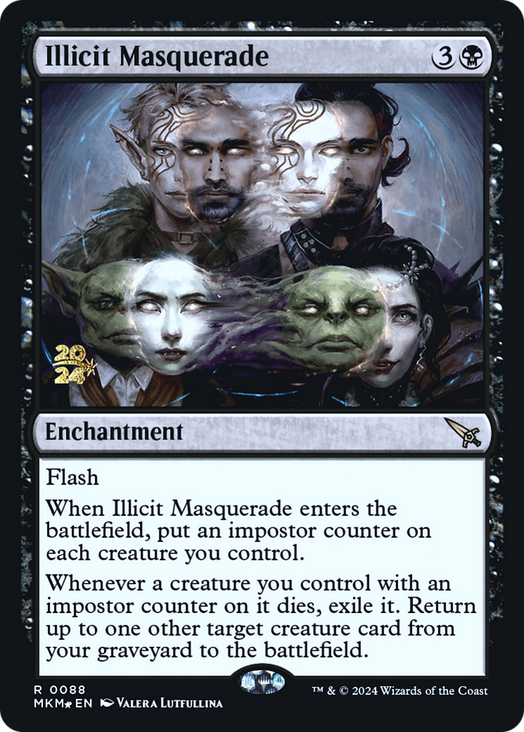 Illicit Masquerade [Murders at Karlov Manor Prerelease Promos] | Card Merchant Takapuna