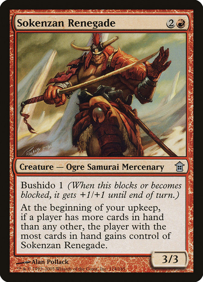 Sokenzan Renegade [Saviors of Kamigawa] | Card Merchant Takapuna