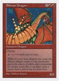 Shivan Dragon (Oversized) [Oversize Cards] | Card Merchant Takapuna
