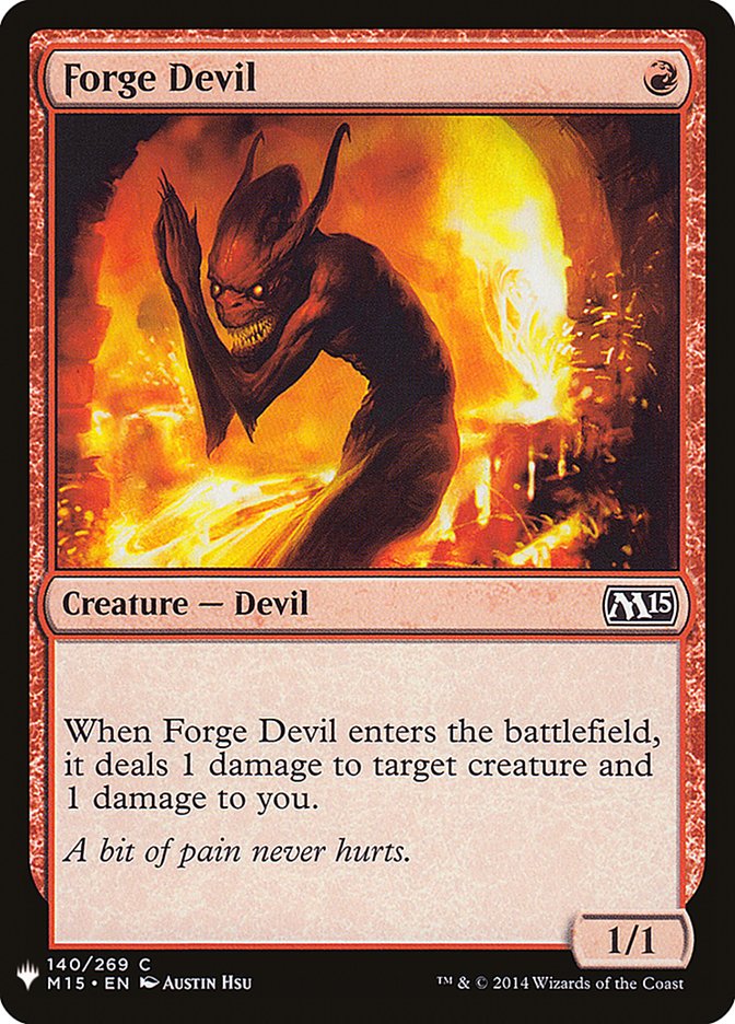 Forge Devil [Mystery Booster] | Card Merchant Takapuna