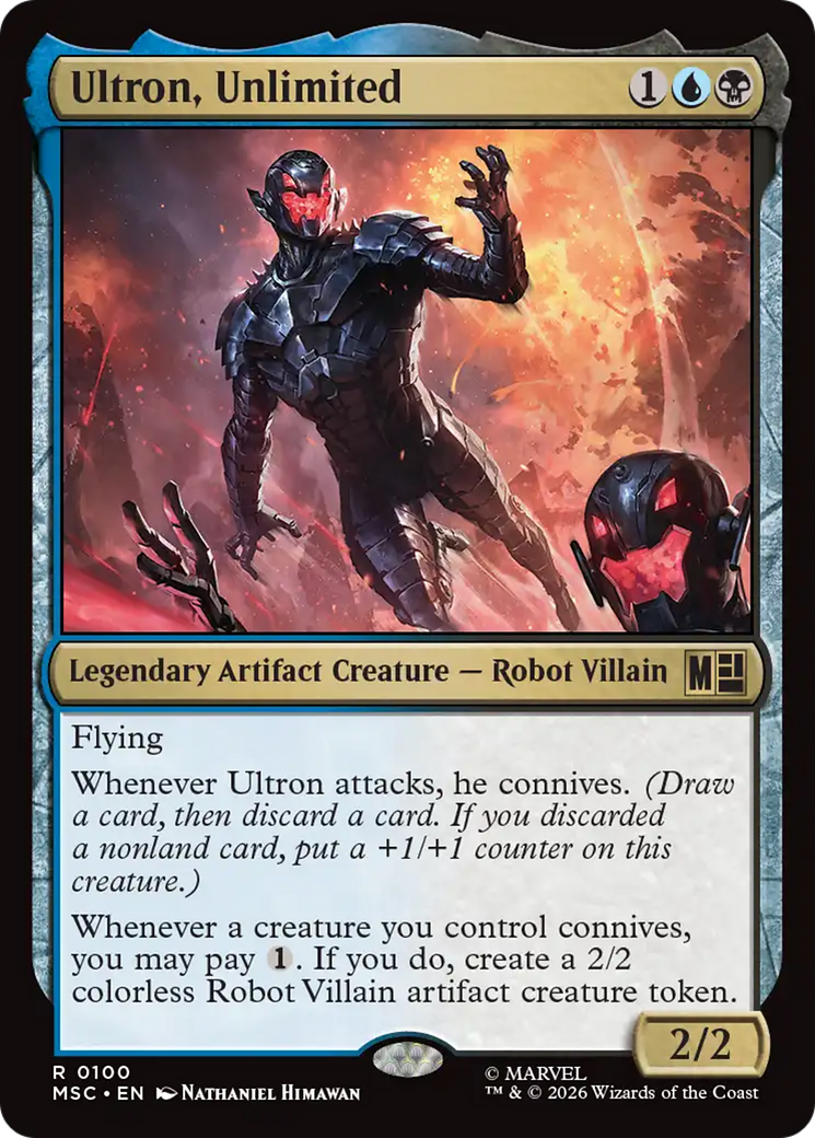 Ultron, Unlimited (Surge Foil) [Marvel Super Heroes Commander] | Card Merchant Takapuna
