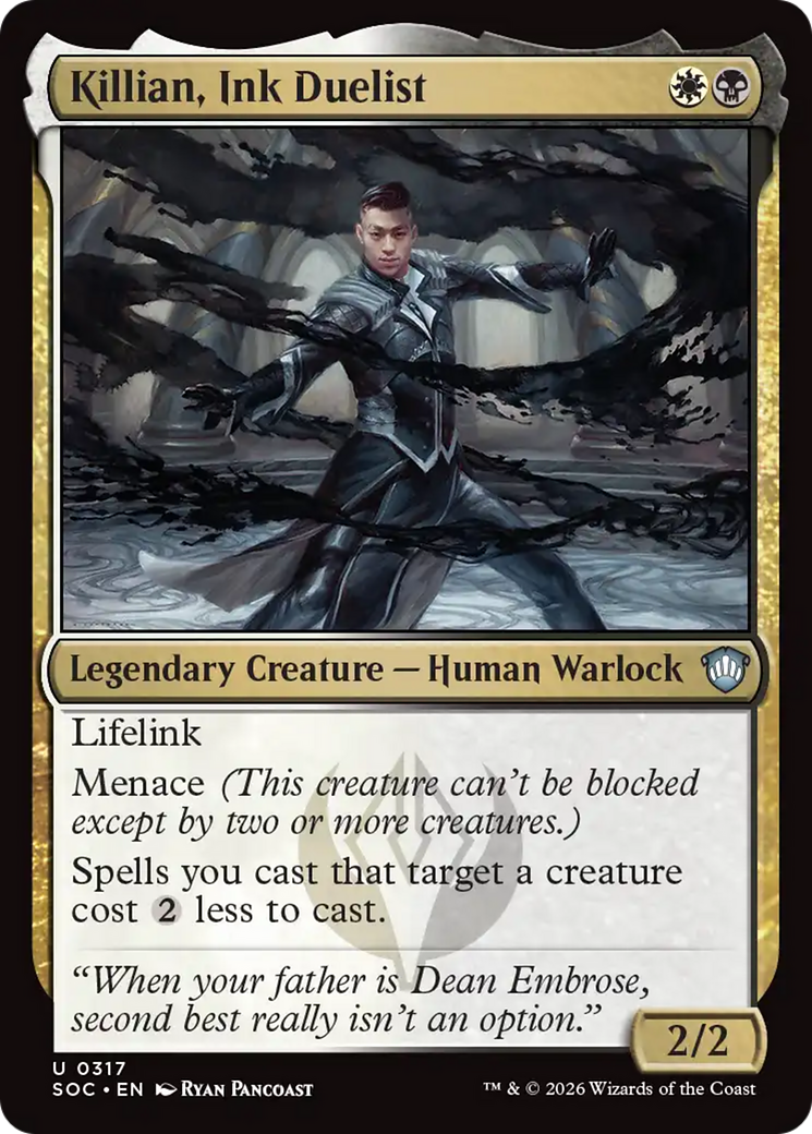 Killian, Ink Duelist [Secrets of Strixhaven Commander] | Card Merchant Takapuna