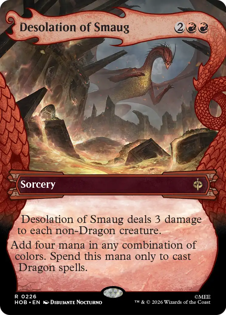 Desolation of Smaug (Showcase) [The Hobbit] | Card Merchant Takapuna