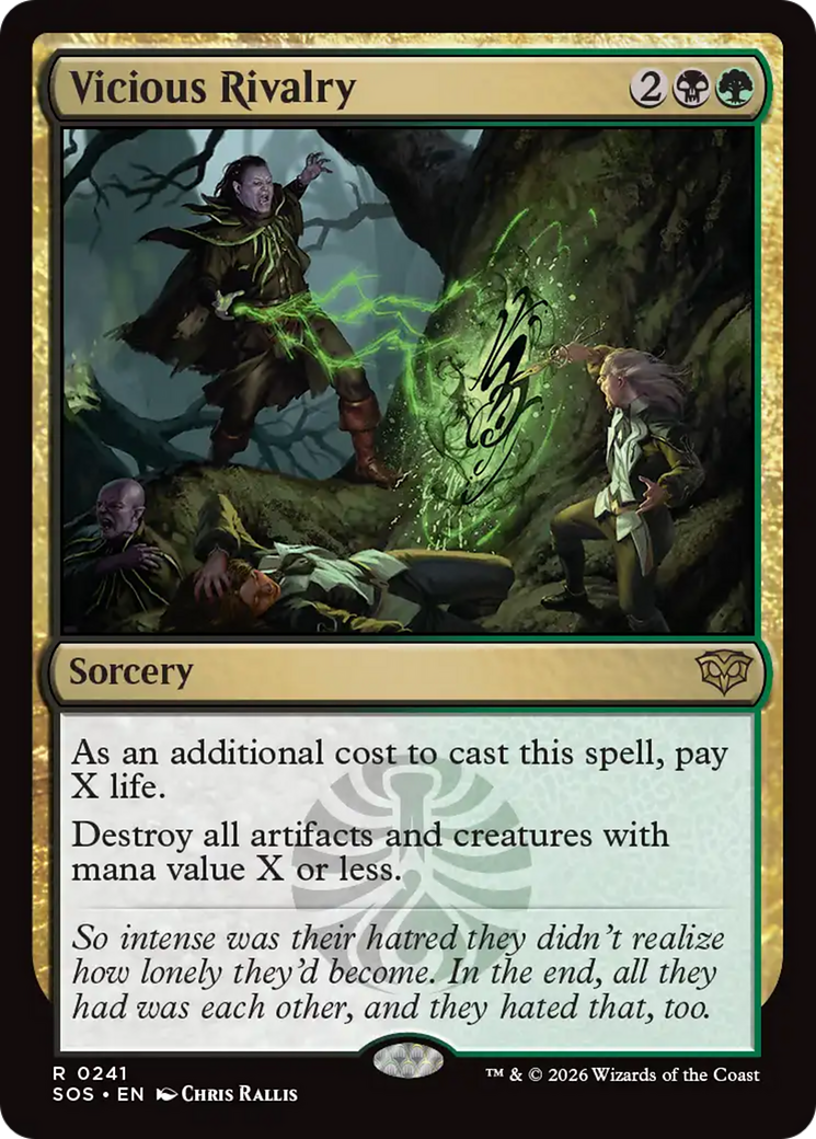 Vicious Rivalry [Secrets of Strixhaven] | Card Merchant Takapuna