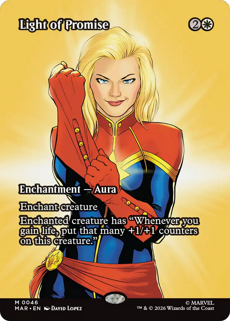 Light of Promise (Borderless) [Marvel Universe: Eternal-Legal] | Card Merchant Takapuna