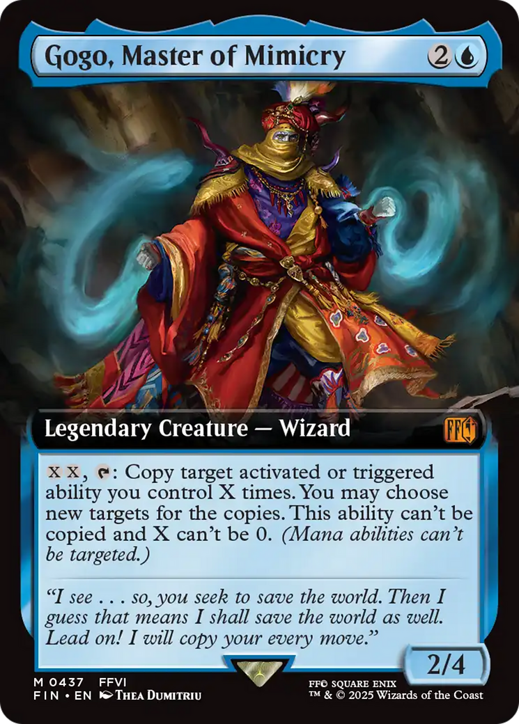 Gogo, Master of Mimicry (Extended Art) [FINAL FANTASY] | Card Merchant Takapuna