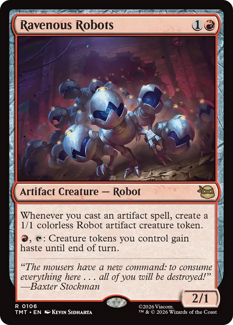 Ravenous Robots [Teenage Mutant Ninja Turtles] | Card Merchant Takapuna