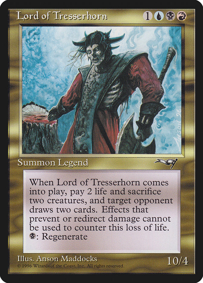 Lord of Tresserhorn [Alliances] | Card Merchant Takapuna