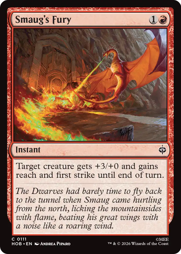 Smaug's Fury [The Hobbit] | Card Merchant Takapuna