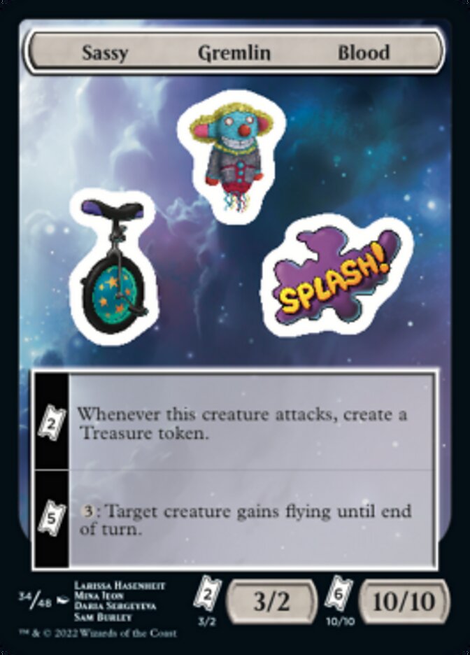 Sassy Gremlin Blood [Unfinity Stickers] | Card Merchant Takapuna