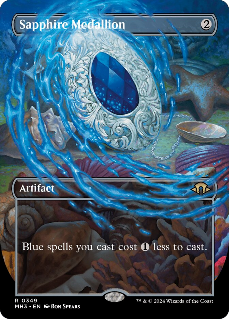 Sapphire Medallion (Borderless) [Modern Horizons 3] | Card Merchant Takapuna