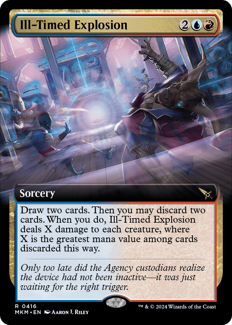Ill-Timed Explosion (Extended Art) [Murders at Karlov Manor] | Card Merchant Takapuna