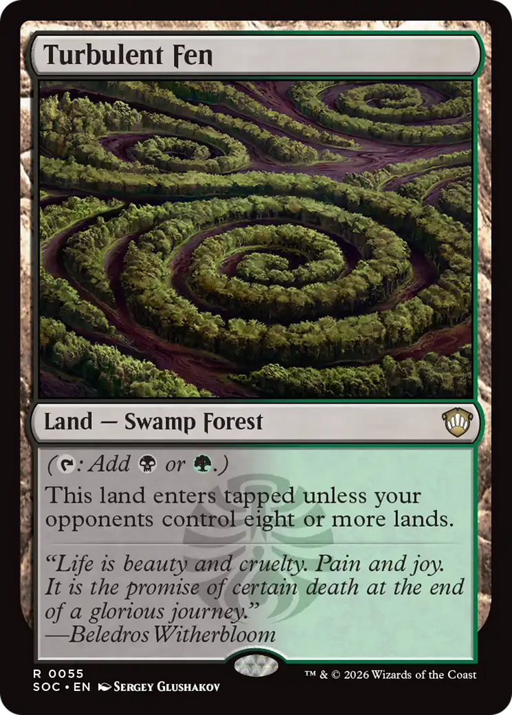Turbulent Fen [Secrets of Strixhaven Commander] | Card Merchant Takapuna
