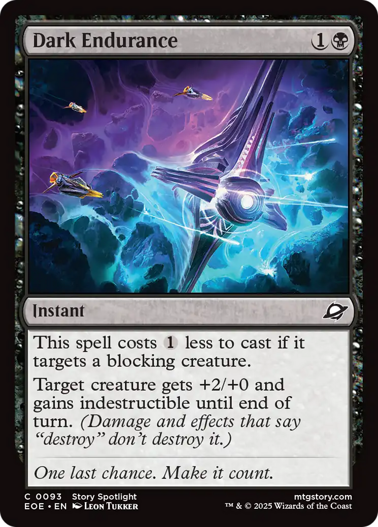 Dark Endurance [Edge of Eternities] | Card Merchant Takapuna