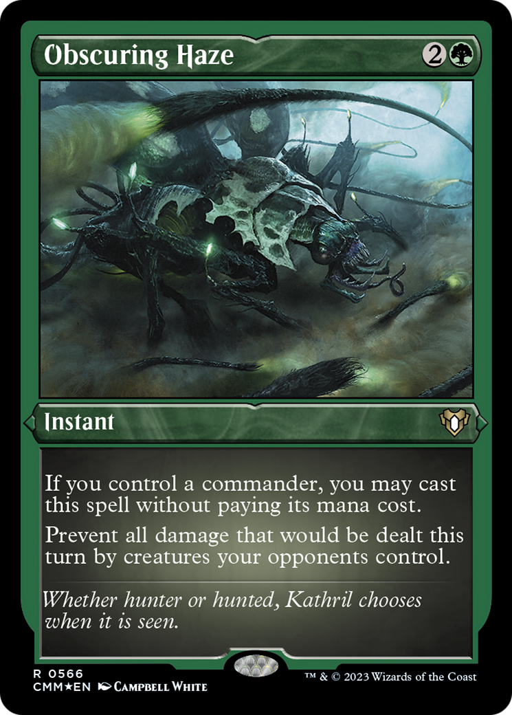 Obscuring Haze (Foil Etched) [Commander Masters] | Card Merchant Takapuna