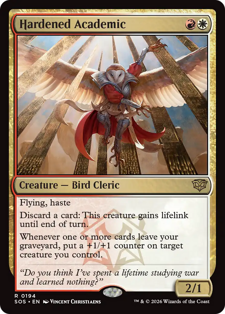 Hardened Academic [Secrets of Strixhaven] | Card Merchant Takapuna