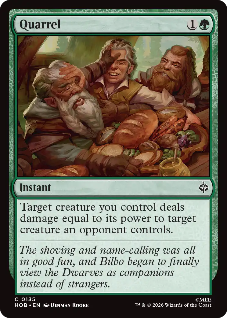 Quarrel [The Hobbit] | Card Merchant Takapuna