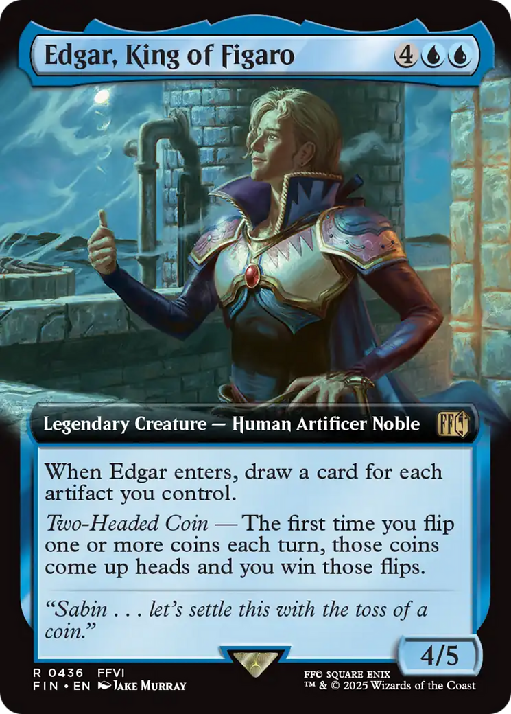 Edgar, King of Figaro (Extended Art) [FINAL FANTASY] | Card Merchant Takapuna