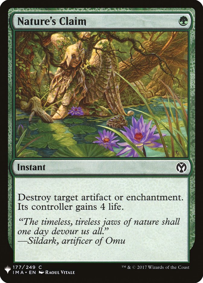 Nature's Claim [Mystery Booster] | Card Merchant Takapuna