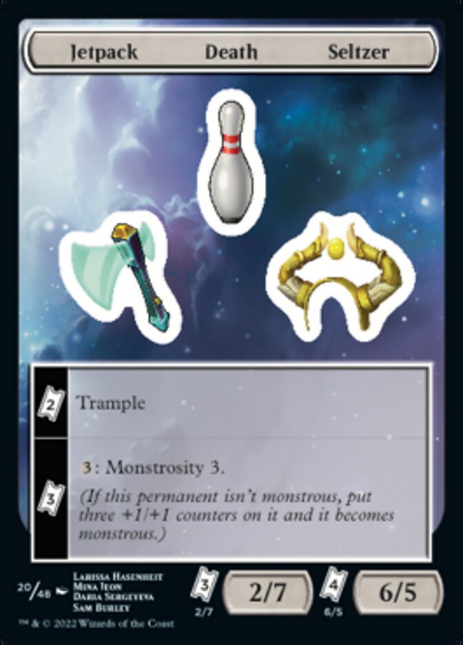 Jetpack Death Seltzer [Unfinity Stickers] | Card Merchant Takapuna