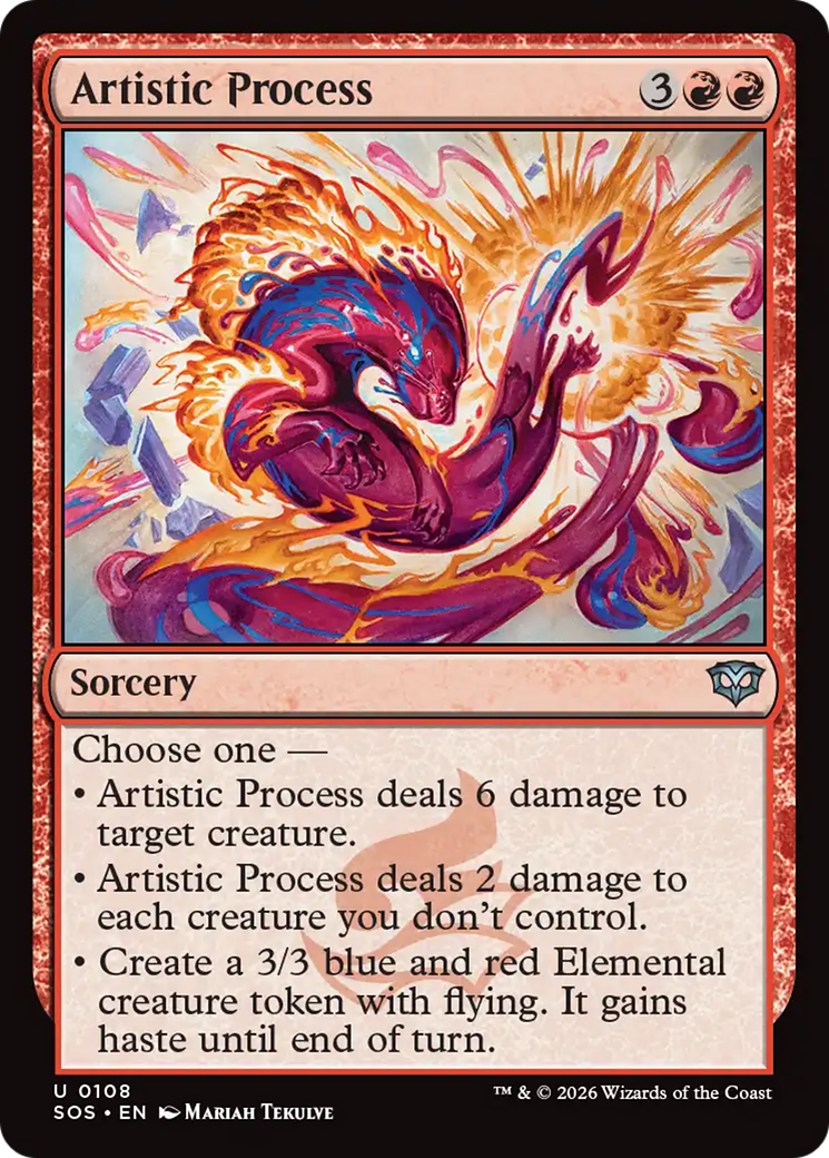 Artistic Process [Secrets of Strixhaven] | Card Merchant Takapuna