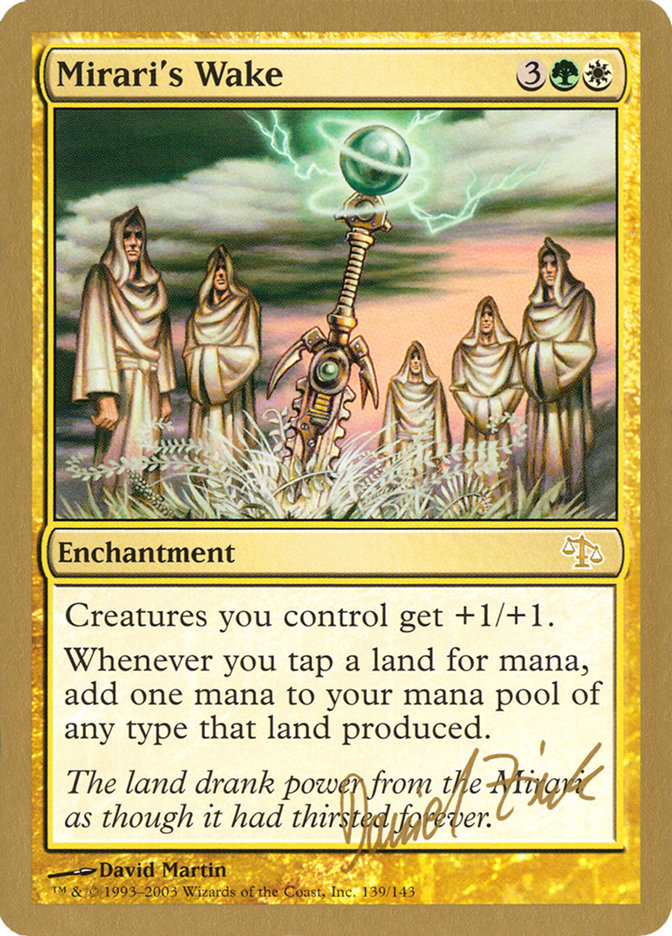 Mirari's Wake (Daniel Zink) [World Championship Decks 2003] | Card Merchant Takapuna