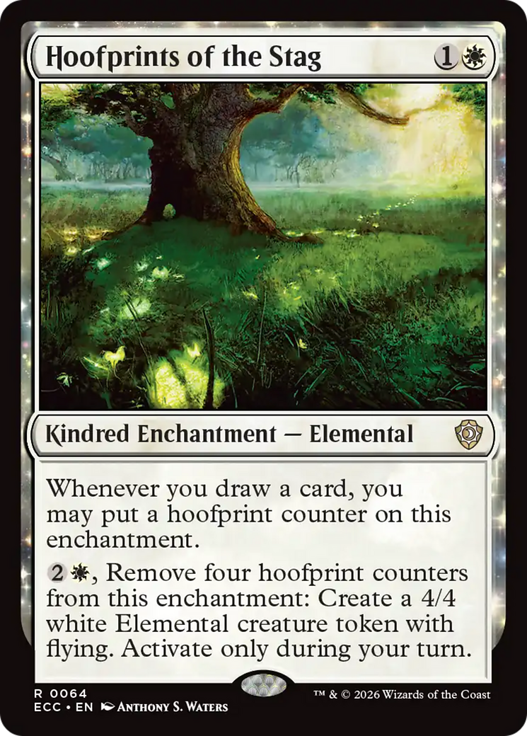 Hoofprints of the Stag [Lorwyn Eclipsed Commander] | Card Merchant Takapuna